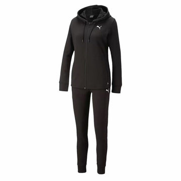 Damen-Trainingsanzug Puma Classic Schwarz