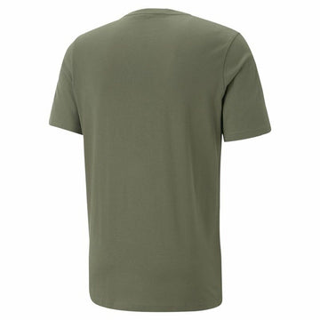 T-shirt à manches courtes homme Puma Ess Tape Camo Moss S Vert Olive