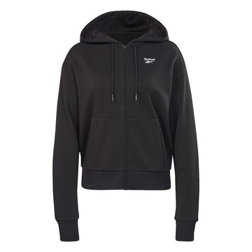 Sweat à capuche et fermeture éclair femme Reebok  RI SL FRENCH TERRY H54754 Noir