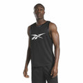 Basketball-T-Shirt Reebok Schwarz