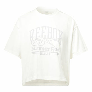 Women’s Short Sleeve T-Shirt Reebok Graphic Logo White