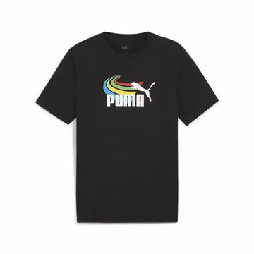 Herren Kurzarm-T-Shirt Puma  GRAPHICS Summer Schwarz