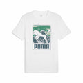 Herren Kurzarm-T-Shirt Puma GRAPHICS Mountain Weiß