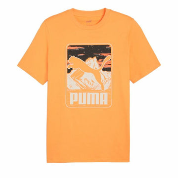 T-shirt à manches courtes homme Puma Graphics Mountain e Clementine  Orange