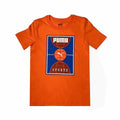 Kurzarm-T-Shirt für Kinder Puma Bppo Basket Blank Ba Orange