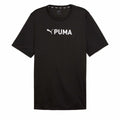 Herren Kurzarm-T-Shirt Puma Fit Ultrabreath Schwarz