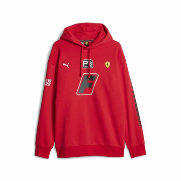 Herren Sweater mit Kapuze Puma Ferrari Race Garage Rot