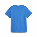 Child's Short Sleeve T-Shirt Puma Power Colorblock Blue