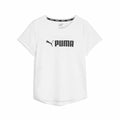 Damen Kurzarm-T-Shirt Puma Fit Logo Ultra Weiß (M)