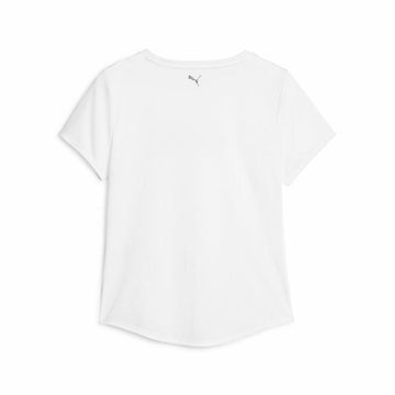 Damen Kurzarm-T-Shirt Puma Fit Logo Ultra Weiß (M)