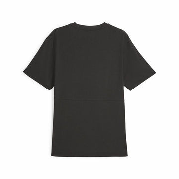 Herren Kurzarm-T-Shirt Puma Power Colorblock Schwarz