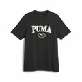 Herren Kurzarm-T-Shirt Puma Squad Schwarz