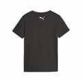 Child's Short Sleeve T-Shirt Puma Active Sports Graphic Black