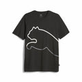 Herren Kurzarm-T-Shirt Puma Graphics Big Schwarz