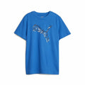 Kurzarm-T-Shirt für Kinder Puma Active Sports Graphic Blau