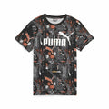 Child's Short Sleeve T-Shirt Puma Ess+ Futureverse Aop Black