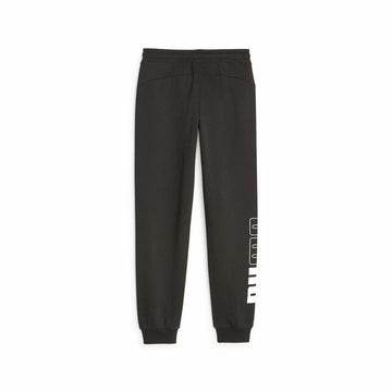 Children's Tracksuit Bottoms Puma Power Colorblock Black