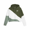 Sweat à capuche femme Puma Powert  Blanc/Vert