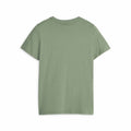 Child's Short Sleeve T-Shirt Puma Ess Block Green