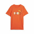 T shirt à manches courtes Enfant Puma Ess+ Futureverse Orange