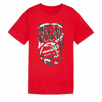 Kurzarm-T-Shirt für Kinder Puma Basketball