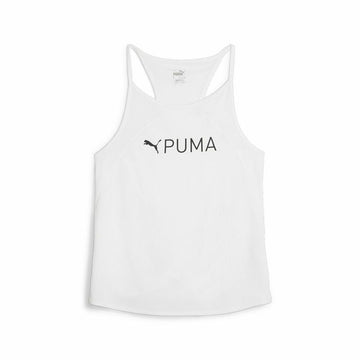 Men’s Short Sleeve T-Shirt Puma Fit Fashion White