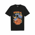 Short-sleeve Sports T-shirt Puma TSA 6  Black