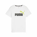 Child's Short Sleeve T-Shirt Puma Essentials+