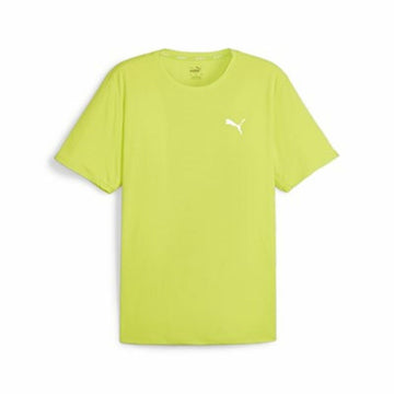 Short-sleeve Sports T-shirt Puma Run Favorite Velocity Yellow