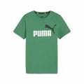 Child's Short Sleeve T-Shirt Puma Essentials+ Olive