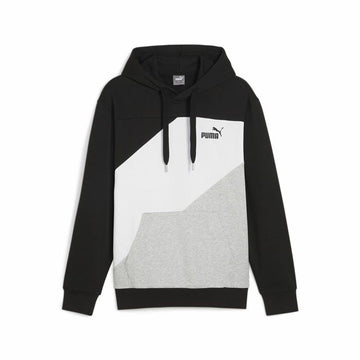 Sweat à capuche homme Puma Power Colorblock Noir