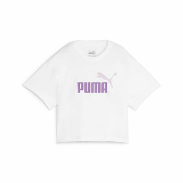 Child's Short Sleeve T-Shirt Puma Cropped