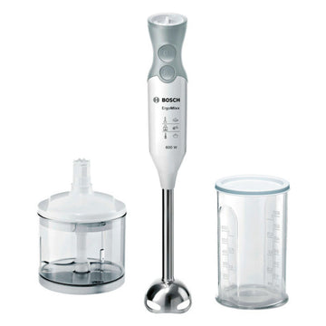 Hand-held Blender BOSCH MSM66120 600W 600 W White Grey White/Grey 500 ml