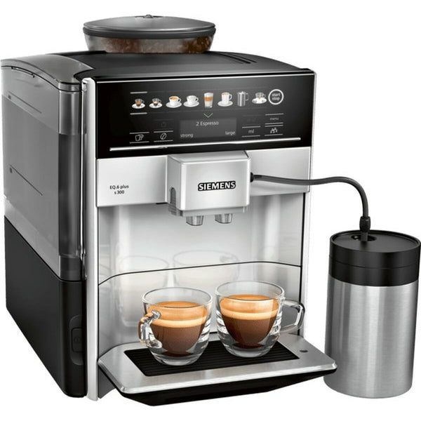 Superautomatische Kaffeemaschine Siemens AG TE653M11RW Silberfarben 2 Kopper 1,7 L