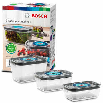 Ensemble de 3 Boîtes à Lunch BOSCH Tritan Plastique 700 ml 1 L 1,5 L (3 Unités)