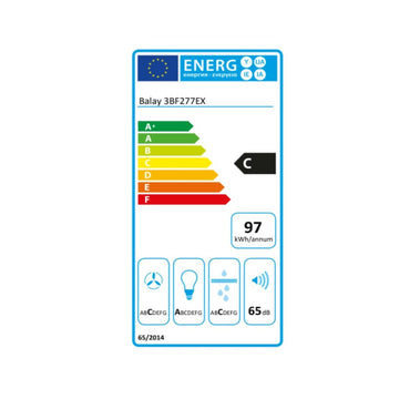 Conventional Hood Balay 3BF277EX 70 cm 730 m3/h 252 W