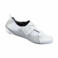 Radfahren Schuhe Shimano Tri TR501 Weiß Weiß/Grau