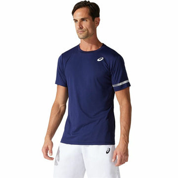 Men’s Short Sleeve T-Shirt Asics Court SS Blue