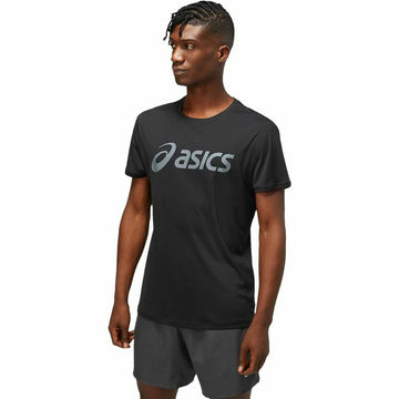 Herren Kurzarm-T-Shirt Asics  Core Schwarz