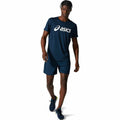 Men’s Short Sleeve T-Shirt Asics Core Navy Blue