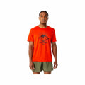 Men’s Short Sleeve T-Shirt Asics FUJITRAIL Orange