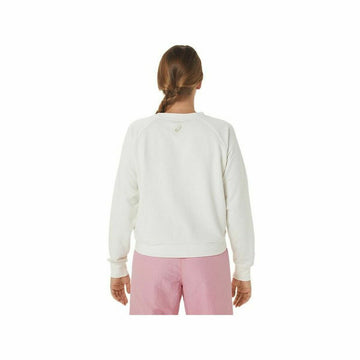 Damen Sweater ohne Kapuze Asics Tiger Weiß