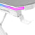 Tavolo Mars Gaming MGDXLRGBW LED RGB Bianco Acciaio 160 x 60 cm