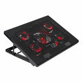 Support de refroidissement pour ordinateur portable gaming Mars Gaming AAOARE0123 MNBC2 2 x USB 2.0 20 dBA 17"