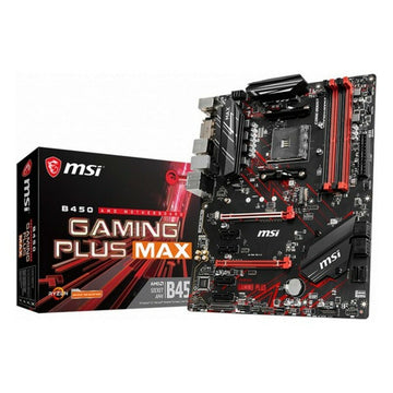 Motherboard MSI B450 GAMING PLUS MAX ATX DDR4 AM4 AMD B450 AMD AMD AM4