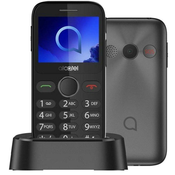Mobilni telefon za starejše ljudi Alcatel 2020X Črna