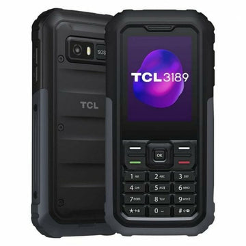 Mobiltelefon für ältere Erwachsene TCL 3189 2,4" Grau Schwarz/Grau