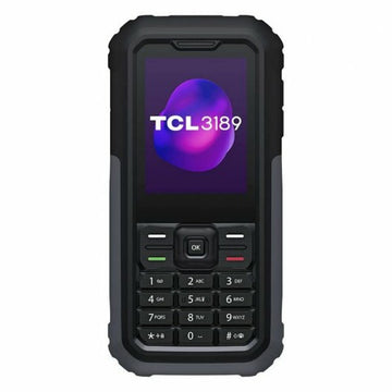 Mobiltelefon für ältere Erwachsene TCL 3189 2,4" Grau Schwarz/Grau