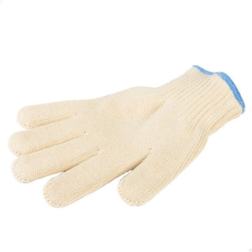 Barbecue glove Aktive 24 Units Beige