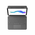 Hülle für Tablet und Tastatur Logitech Folio Touch Grau Qwerty Spanisch